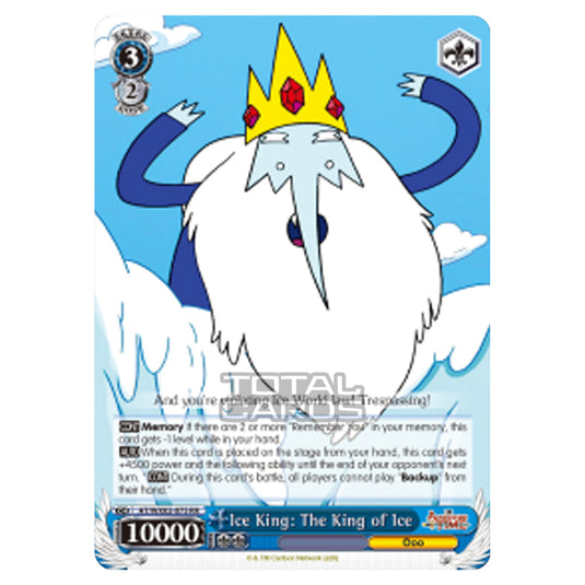 Weiss Schwarz - Adventure Time - Ice King: The King of Ice (Double Rare) AT/WX02-075