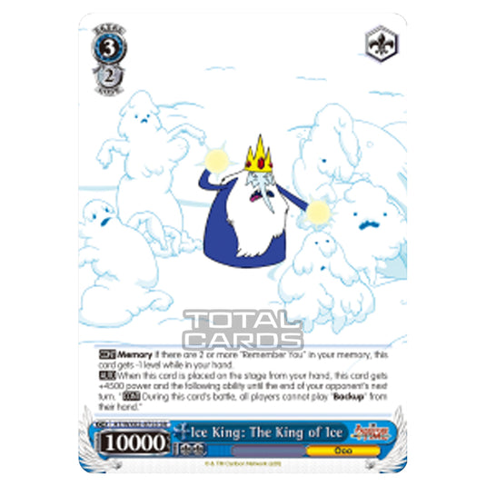 Weiss Schwarz - Adventure Time - Ice King: The King of Ice (Super Rare) AT/WX02-075S