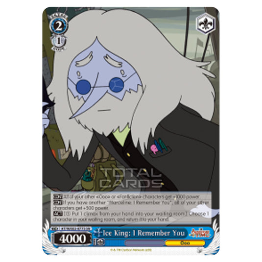 Weiss Schwarz - Adventure Time - Ice King: I Remember You (Super Rare) AT/WX02-077S