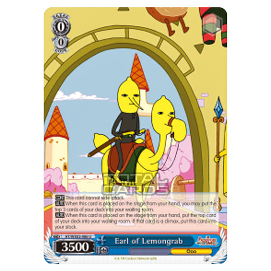 Weiss Schwarz - Adventure Time - Earl of Lemongrab (Uncommon) AT/WX02-086