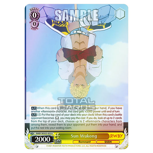 Weiss Schwarz - RWBY - Sun Wukong (R) RWBY/WX03-003