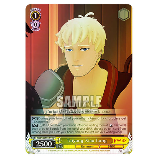 Weiss Schwarz - RWBY - Taiyang Xiao Long (U) RWBY/WX03-010