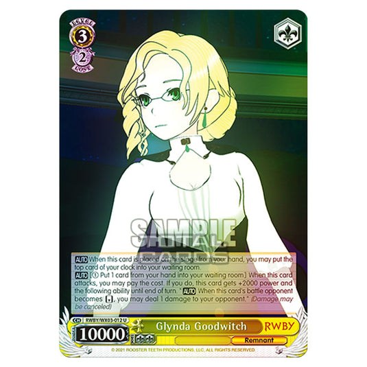 Weiss Schwarz - RWBY - Glynda Goodwitch (U) RWBY/WX03-012