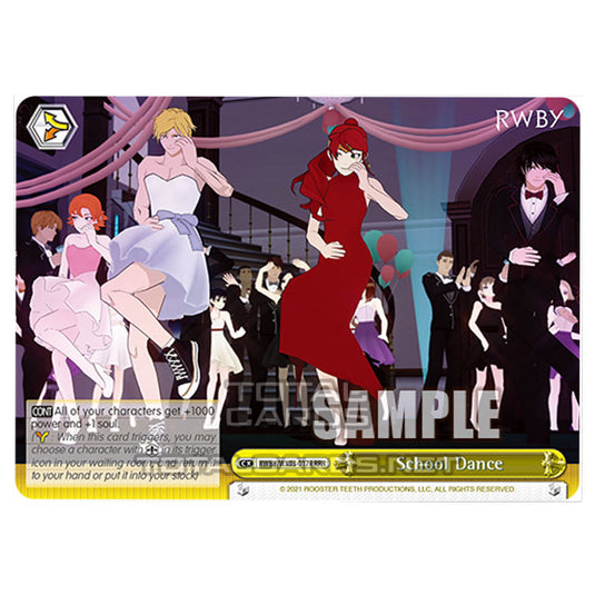 Weiss Schwarz - RWBY - School Dance (RRR) RWBY/WX03-017R