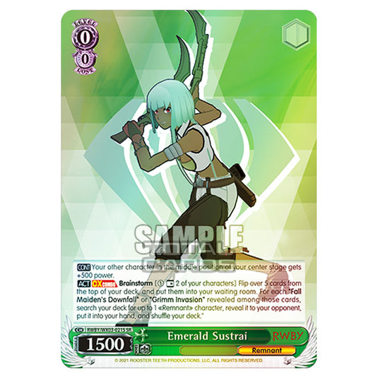 Weiss Schwarz - RWBY - Emerald Sustrai (SR) RWBY/WX03-021S