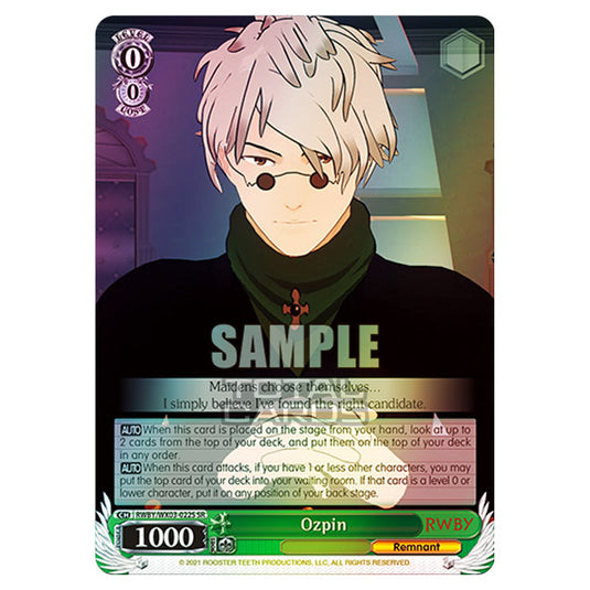 Weiss Schwarz - RWBY - Ozpin (SR) RWBY/WX03-022S