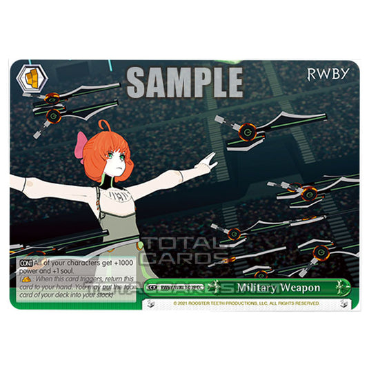 Weiss Schwarz - RWBY - Military Weapon (CC) RWBY/WX03-039