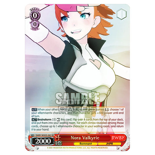 Weiss Schwarz - RWBY - Nora Valkyrie (RR) RWBY/WX03-042