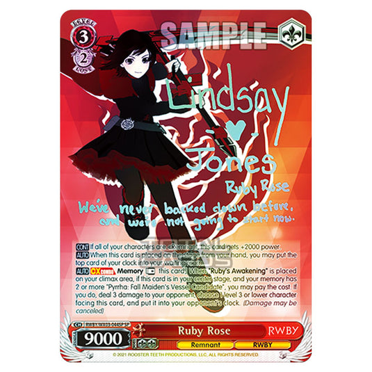 Weiss Schwarz - RWBY - Ruby Rose (SP) RWBY/WX03-044SP