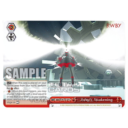 Weiss Schwarz - RWBY - Ruby's Awakening (CR) RWBY/WX03-072