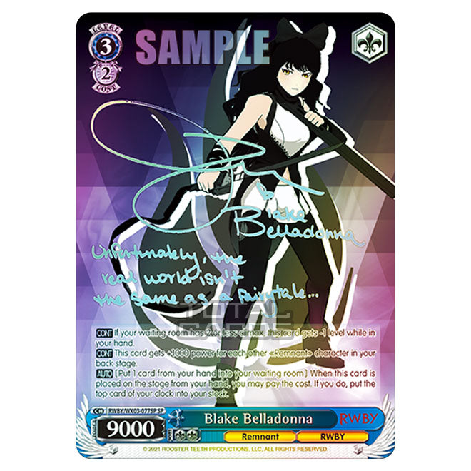 Weiss Sp Rwby Weiss Schwarz - RWBY - Blake Belladonna (SP) RWBY/WX03-077SP