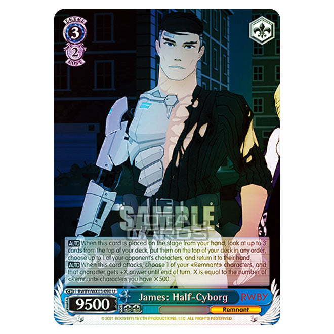 Cyborg Rwby Weiss Schwarz - RWBY - James: Half-Cyborg (U) RWBY/WX03-090