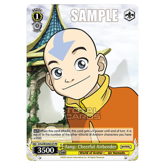 Weiss Schwarz - Avatar - The Last Airbender - Aang: Cheerful Airbender (PR) ATLA/BCS2023-01