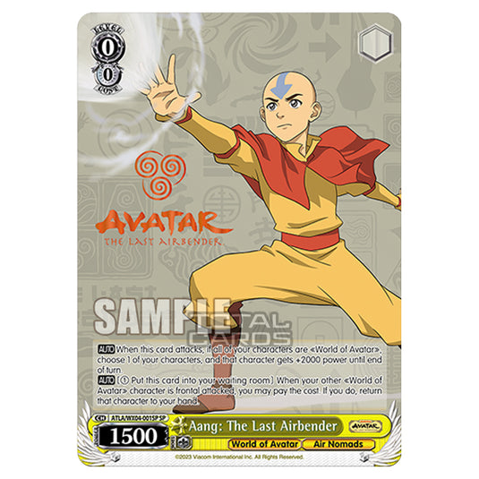 Weiss Schwarz - Avatar - The Last Airbender - Aang: The Last Airbender (SP) ATLA/WX04-001SP