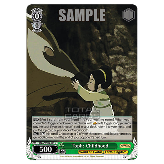 Weiss Schwarz - Avatar - The Last Airbender - Toph: Childhood (U) ATLA/WX04-031