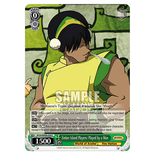 Weiss Schwarz - Avatar - The Last Airbender - Ember Island Players: Played by a Man (C) ATLA/WX04-039