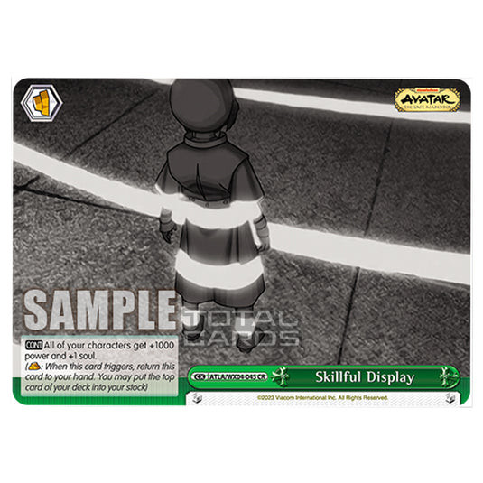 Weiss Schwarz - Avatar - The Last Airbender - Skillful Display (CR) ATLA/WX04-045