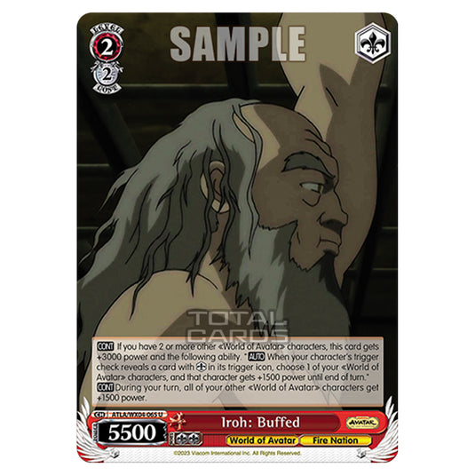 Weiss Schwarz - Avatar - The Last Airbender - Iroh: Buffed (U) ATLA/WX04-065