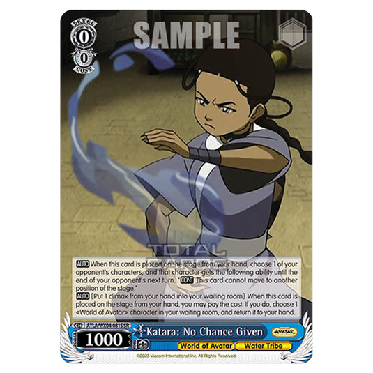 Weiss Schwarz - Avatar - The Last Airbender - Katara: No Chance Given (SR) ATLA/WX04-081S