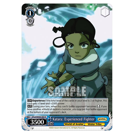 Weiss Schwarz - Avatar - The Last Airbender - Katara: Experienced Fighter (R) ATLA/WX04-083