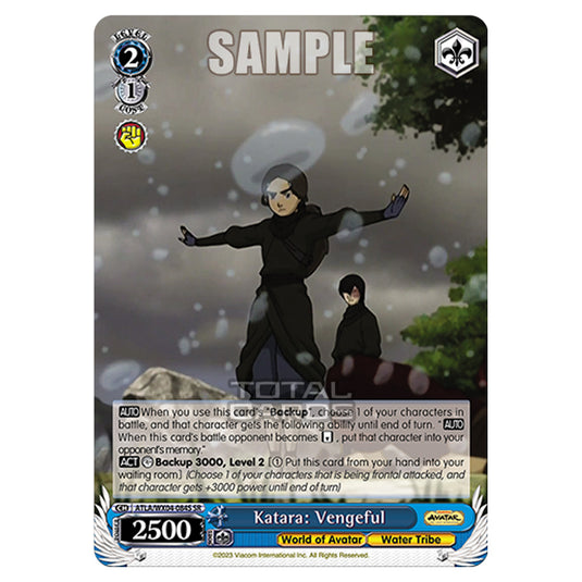 Weiss Schwarz - Avatar - The Last Airbender - Katara: Vengeful (SR) ATLA/WX04-084S