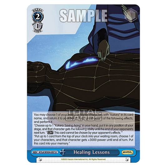 Weiss Schwarz - Avatar - The Last Airbender - Healing Lessons (U) ATLA/WX04-097