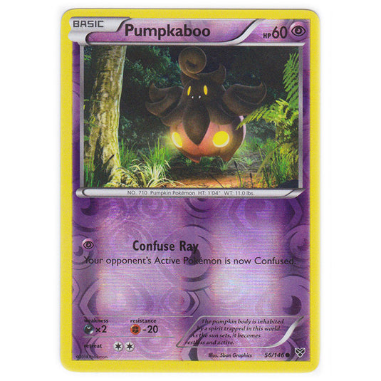 Pokemon - XY Base Set - (Reverse Holo) Pumpkaboo - 56/146