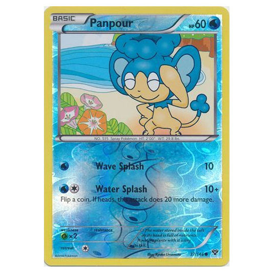 Pokemon - XY Base Set - (Reverse Holo) Panpour - 37/146