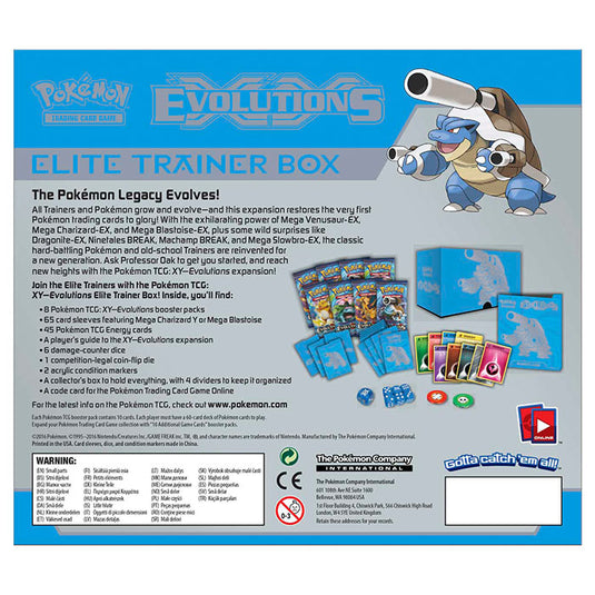 Pokemon - XY Evolutions - Mega Blastoise - Elite Trainer Box