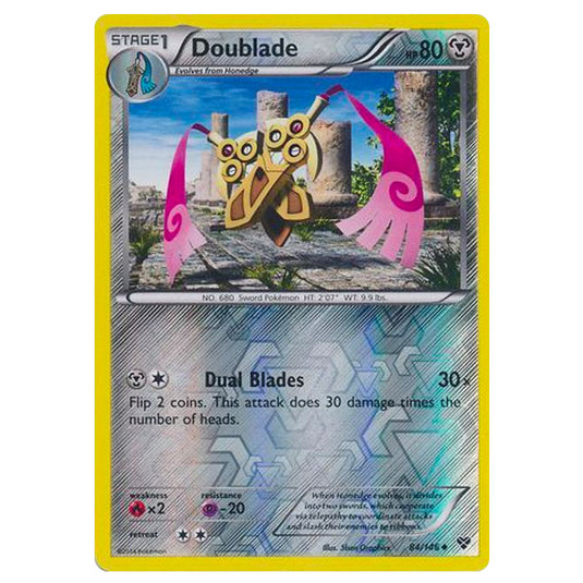 Pokemon - XY Base Set - (Reverse Holo) Doublade - 84/146