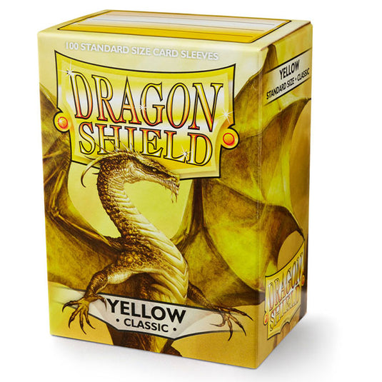 Dragon Shield - Standard Classic Sleeves - Yellow - (100 Sleeves)