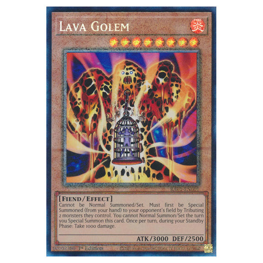 Yu-Gi-Oh! - 25th Anniversary Rarity Collection - Lava Golem (Collector's Rare) RA01-EN001-CR