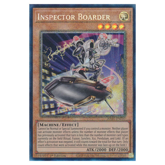 Yu-Gi-Oh! - 25th Anniversary Rarity Collection - Inspector Boarder (Collector's Rare) RA01-EN010-CR