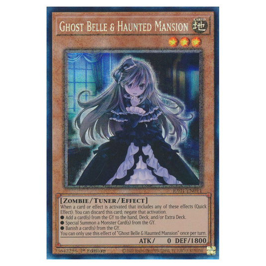 Yu-Gi-Oh! - 25th Anniversary Rarity Collection - Ghost Belle & Haunted Mansion (Collector's Rare) RA01-EN011-CR
