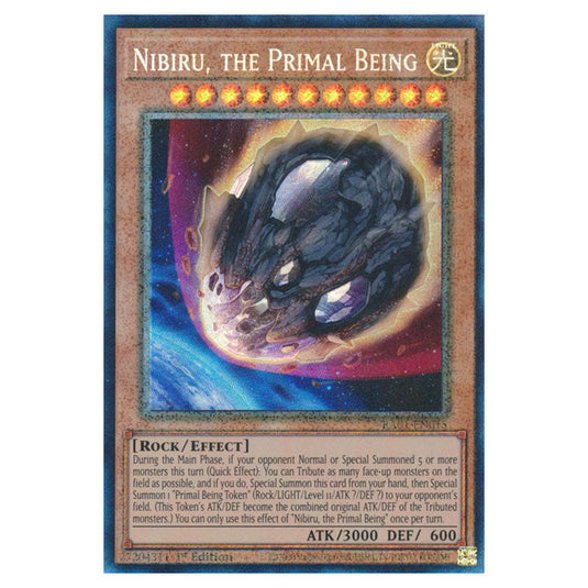 Yu-Gi-Oh! - 25th Anniversary Rarity Collection - Nibiru, the Primal Being (Collector's Rare) RA01-EN015-CR