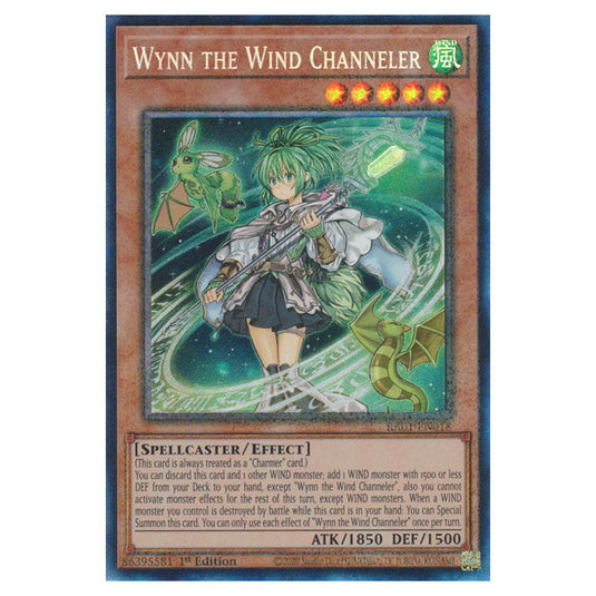 Yu-Gi-Oh! - 25th Anniversary Rarity Collection - Wynn the Wind Channeler (Collector's Rare) RA01-EN018-CR