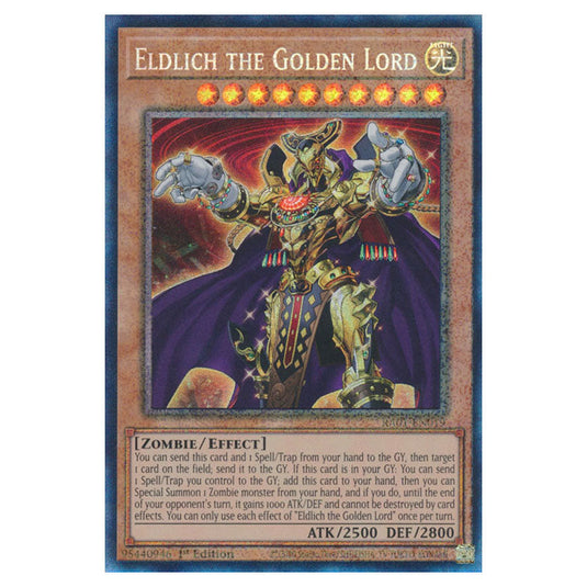 Yu-Gi-Oh! - 25th Anniversary Rarity Collection - Eldlich the Golden Lord (Collector's Rare) RA01-EN019-CR