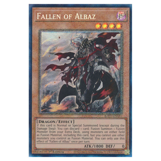 Yu-Gi-Oh! - 25th Anniversary Rarity Collection - Fallen of Albaz (Collector's Rare) RA01-EN021-CR