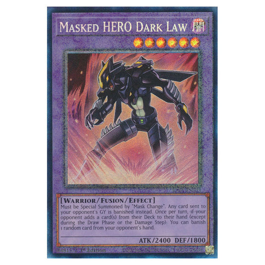 Yu-Gi-Oh! - 25th Anniversary Rarity Collection - Masked HERO Dark Law (Collector's Rare) RA01-EN025-CR
