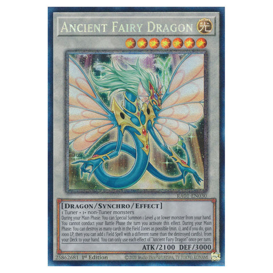 Yu-Gi-Oh! - 25th Anniversary Rarity Collection - Ancient Fairy Dragon (Collector's Rare) RA01-EN030-CR