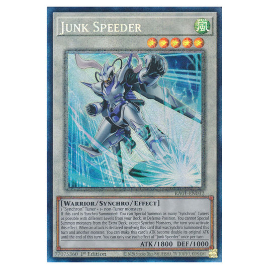 Yu-Gi-Oh! - 25th Anniversary Rarity Collection - Junk Speeder (Collector's Rare) RA01-EN032-CR