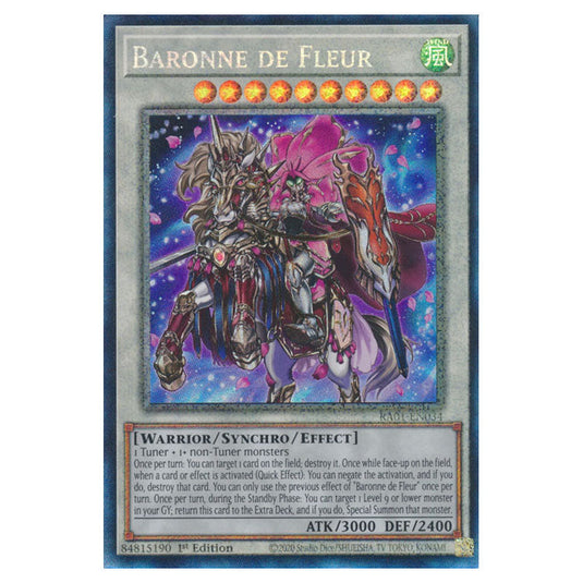 Yu-Gi-Oh! - 25th Anniversary Rarity Collection - Baronne de Fleur (Collector's Rare) RA01-EN034-CR