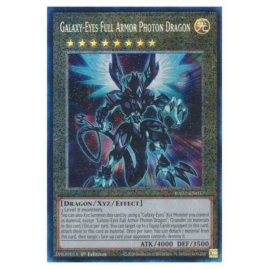 Yu-Gi-Oh! - 25th Anniversary Rarity Collection - Galaxy-Eyes Full Armor Photon Dragon (Collector's Rare) RA01-EN037-CR