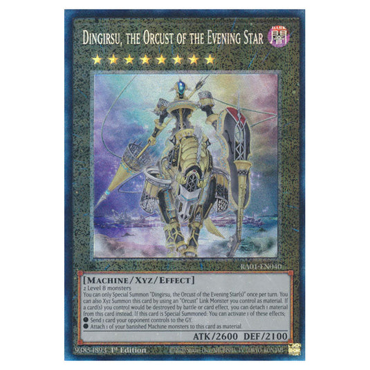 Yu-Gi-Oh! - 25th Anniversary Rarity Collection - Dingirsu, the Orcust of the Evening Star (Collector's Rare) RA01-EN040-CR