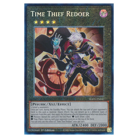 Yu-Gi-Oh! - 25th Anniversary Rarity Collection - Time Thief Redoer (Collector's Rare) RA01-EN041-CR