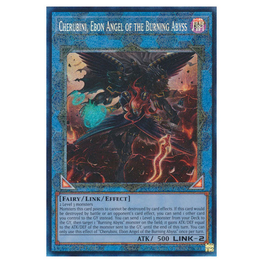 Yu-Gi-Oh! - 25th Anniversary Rarity Collection - Cherubini, Ebon Angel of the Burning Abyss (Collector's Rare) RA01-EN042-CR