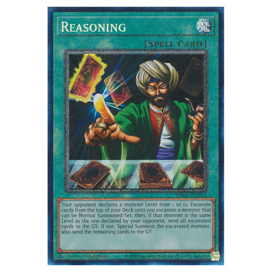 Yu-Gi-Oh! - 25th Anniversary Rarity Collection - Reasoning (Collector's Rare) RA01-EN052-CR