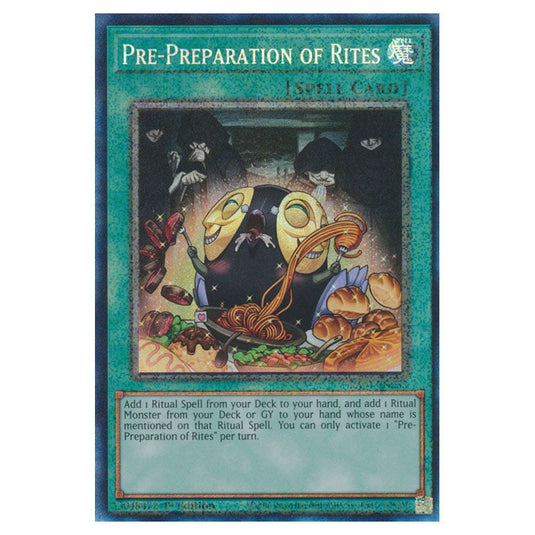 Yu-Gi-Oh! - 25th Anniversary Rarity Collection - Pre-Preparation of Rites (Collector's Rare) RA01-EN055-CR