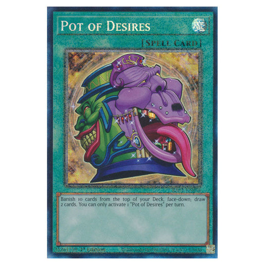 Yu-Gi-Oh! - 25th Anniversary Rarity Collection - Pot of Desires (Collector's Rare) RA01-EN056-CR
