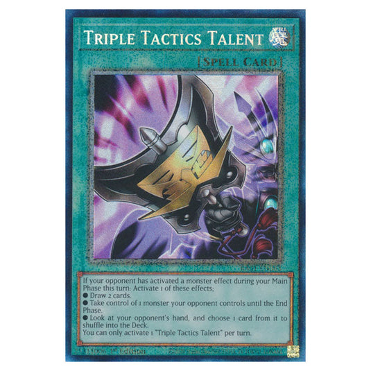 Yu-Gi-Oh! - 25th Anniversary Rarity Collection - Triple Tactics Talent (Collector's Rare) RA01-EN063-CR